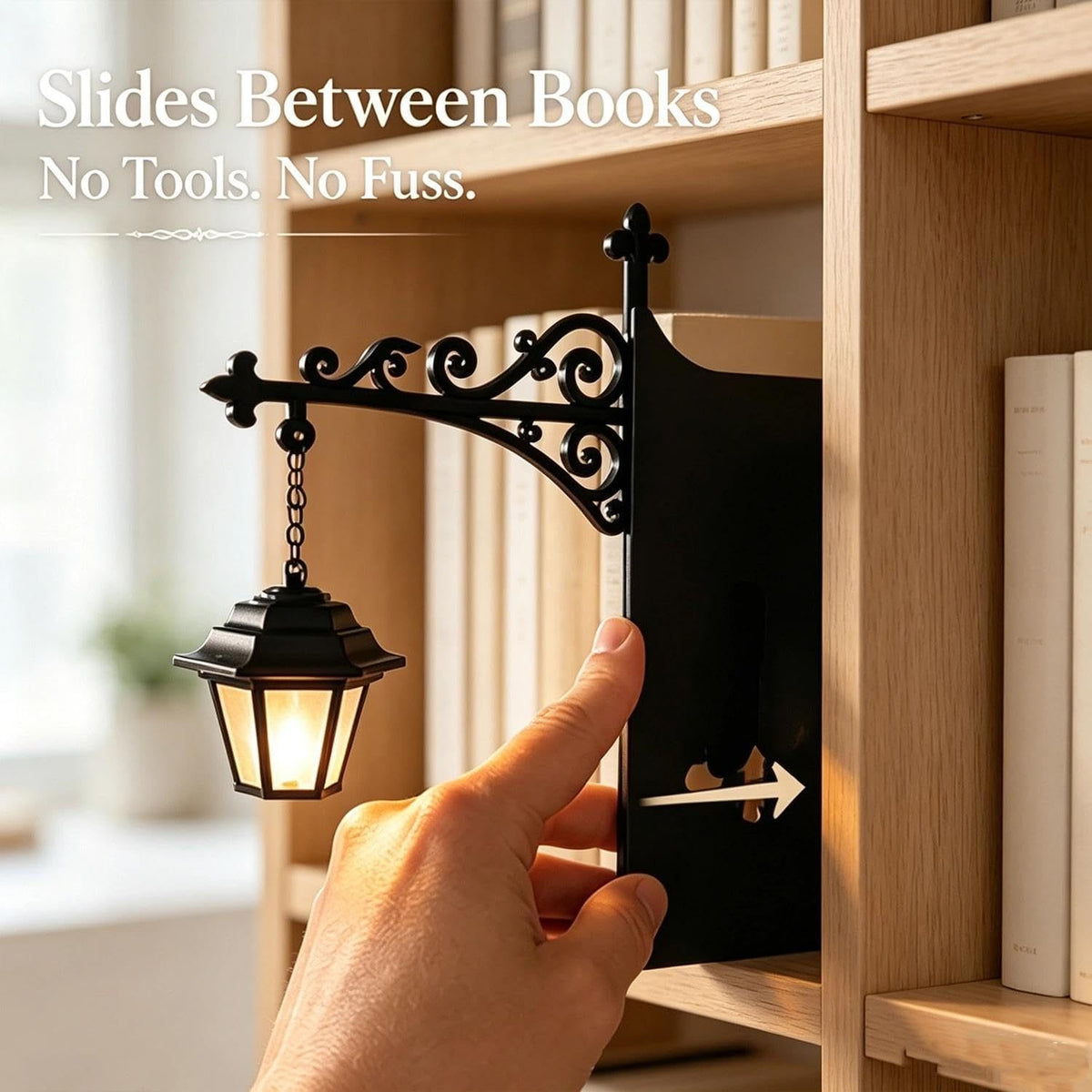 Vintage & Spooky LED Bookshelf Slot Insert Lights