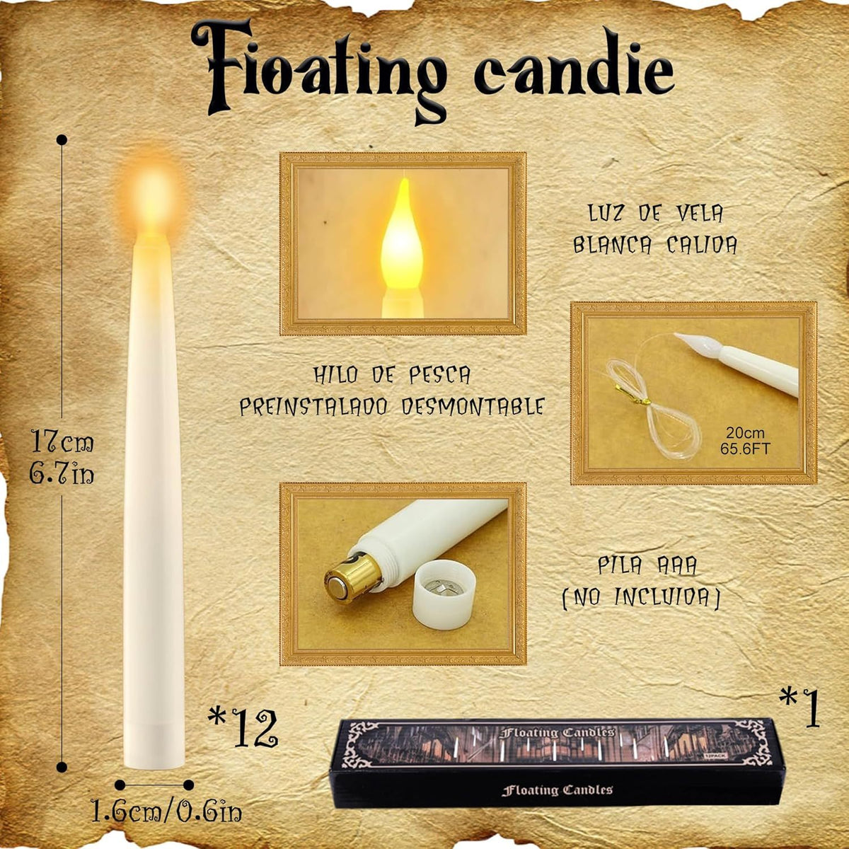 Floating Halloween Candles