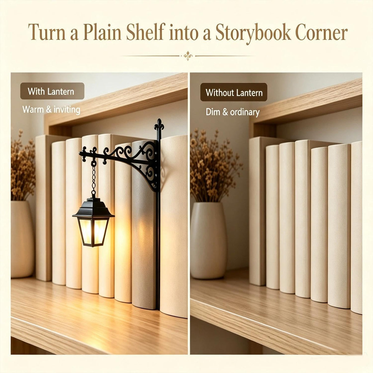 Vintage & Spooky LED Bookshelf Slot Insert Lights