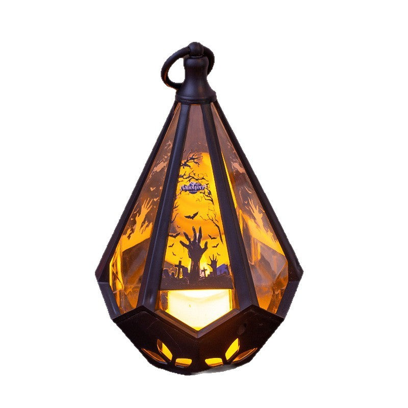 Geometric Halloween LED Crystal Lanterns