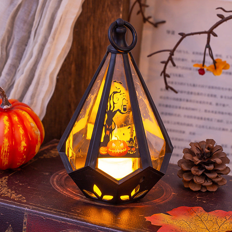 Geometric Halloween LED Crystal Lanterns