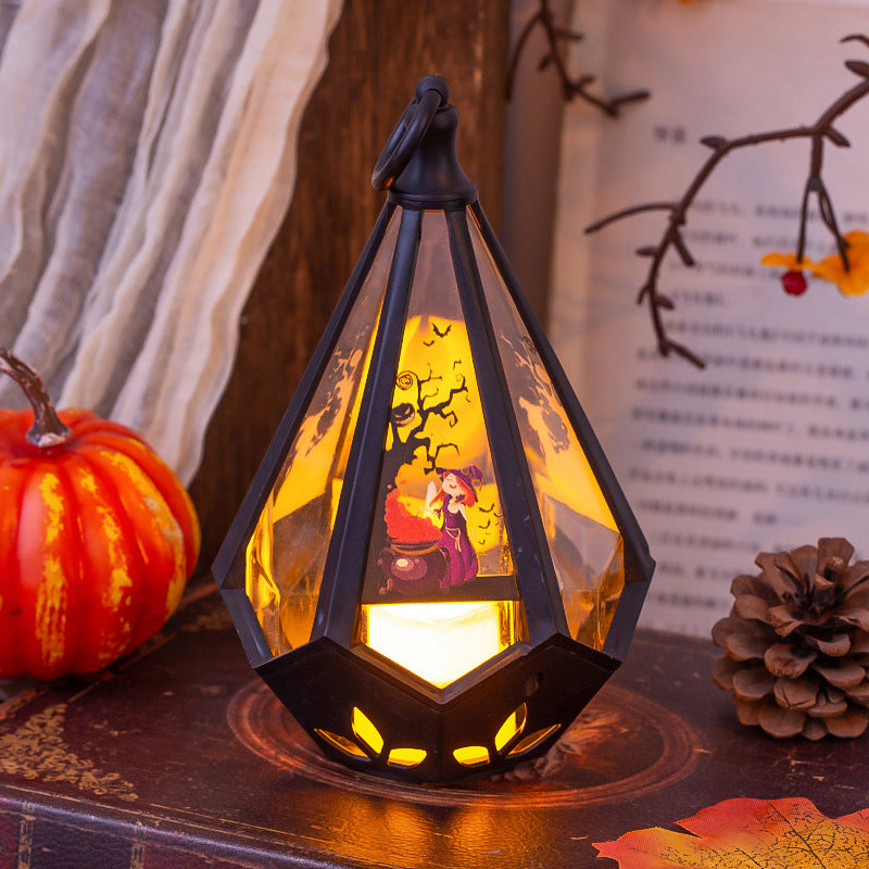 Geometric Halloween LED Crystal Lanterns