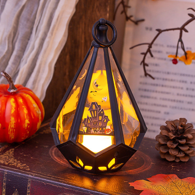 Geometric Halloween LED Crystal Lanterns